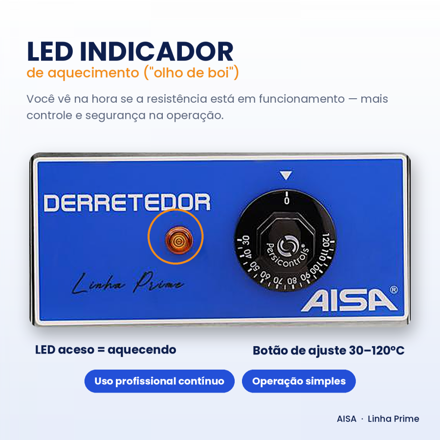 Derretedor Banho Maria 1 Cubas 2,5L